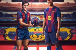 传承！巴萨晒拉什福德和莱因克尔海报，队内百年仅有的英格兰球员