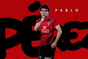 官方：马竞23岁左后卫巴勃罗-佩雷斯外租西乙米兰德斯