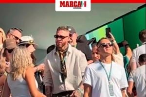 皇马老队友重聚,拉莫斯和纳瓦斯一同观看F1墨西哥大奖赛